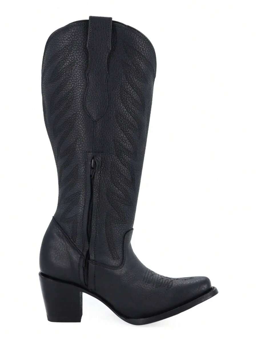 Bota Para Dama Modelo Piel