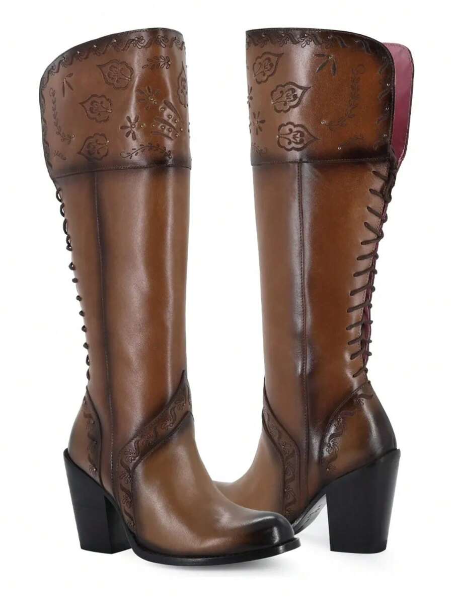 Botas Vaqueras De Moda Para Mujer