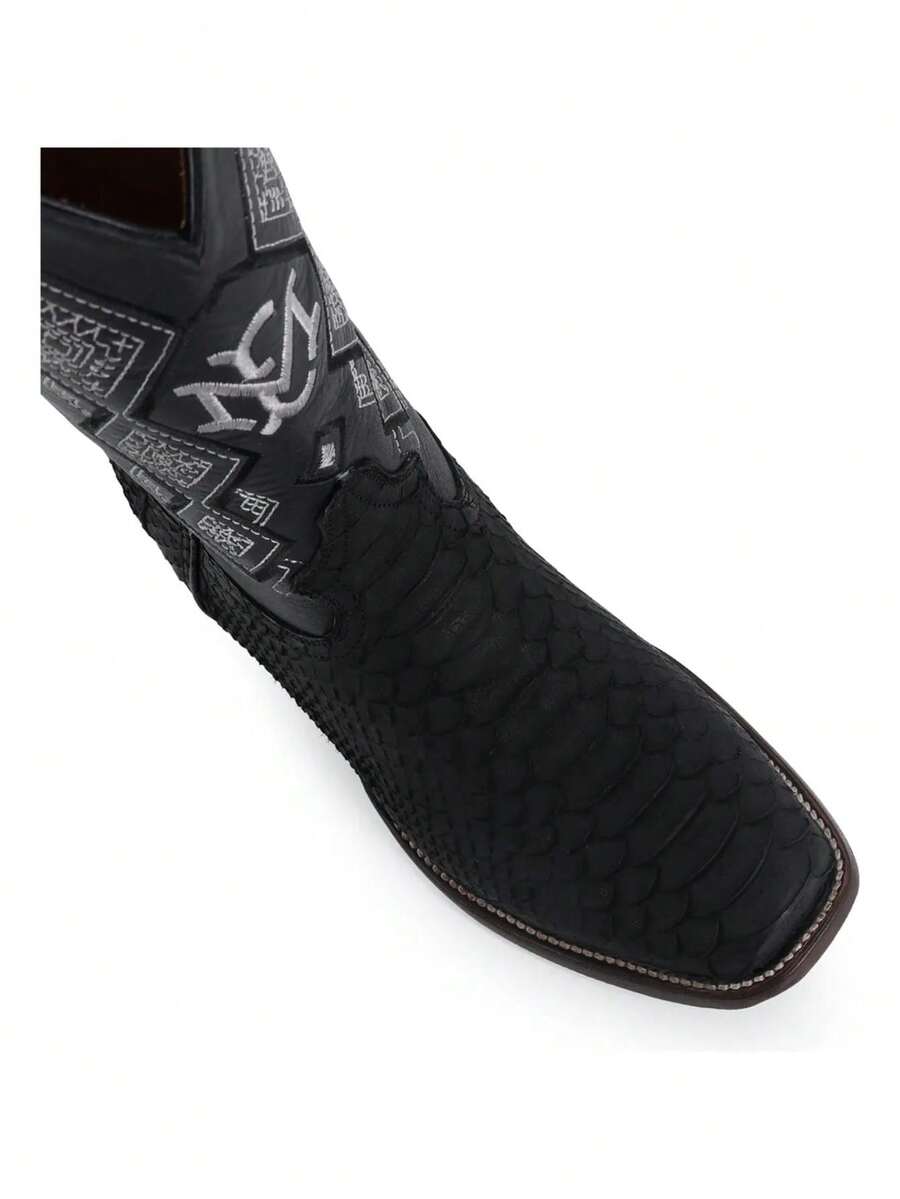 Bota Vaquera Para Caballero Diseño Elegante