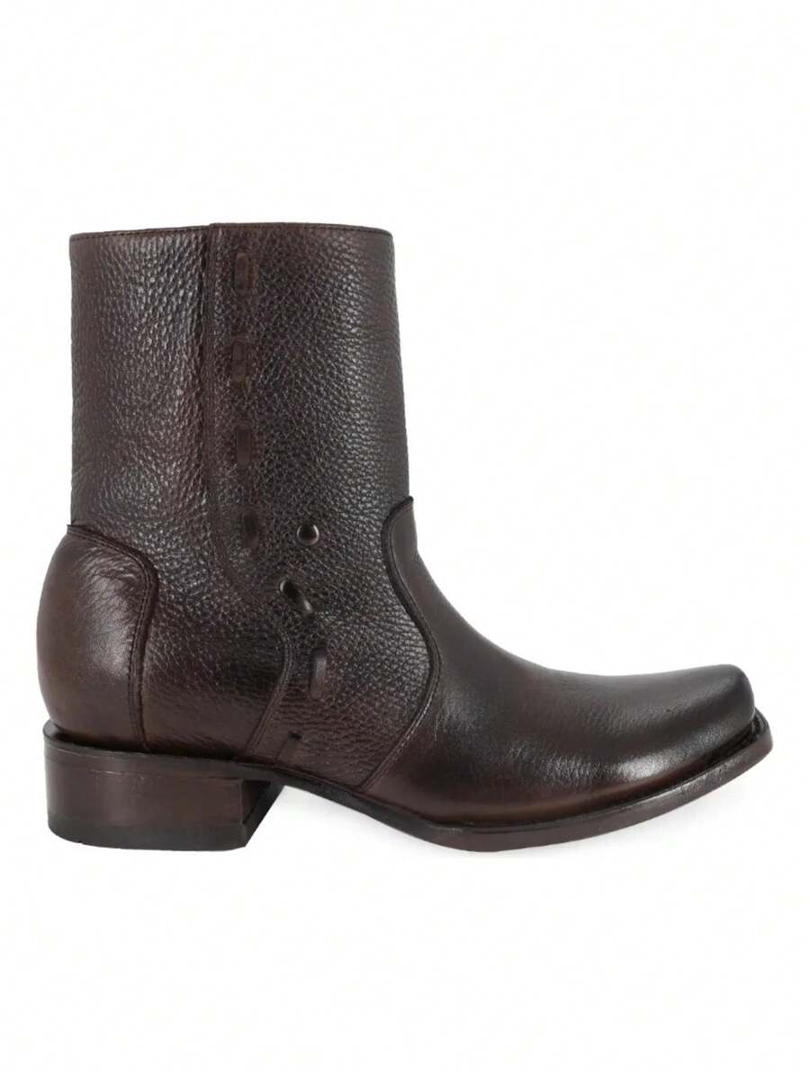 Botin Caballero Cuero Genuino