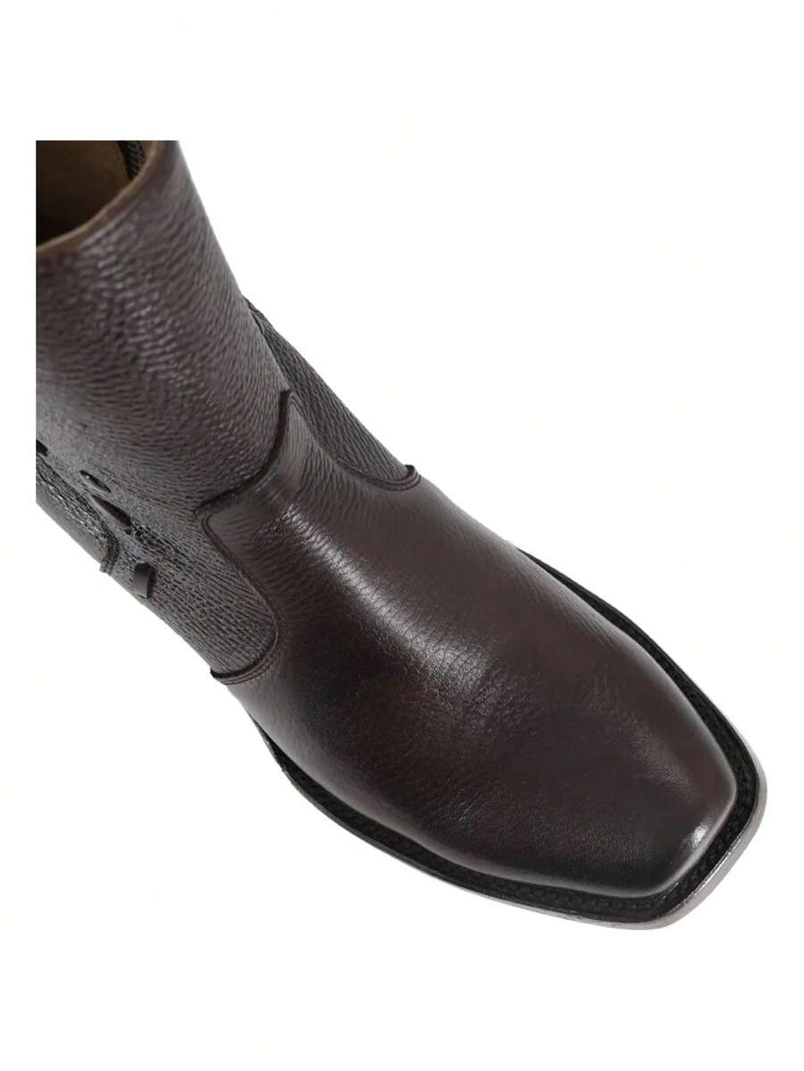 Botin Caballero Cuero Genuino