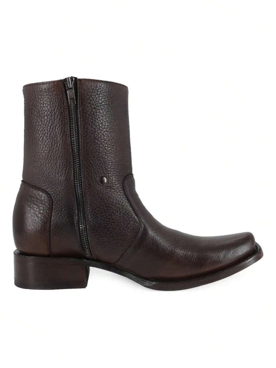 Botin Caballero Cuero Genuino