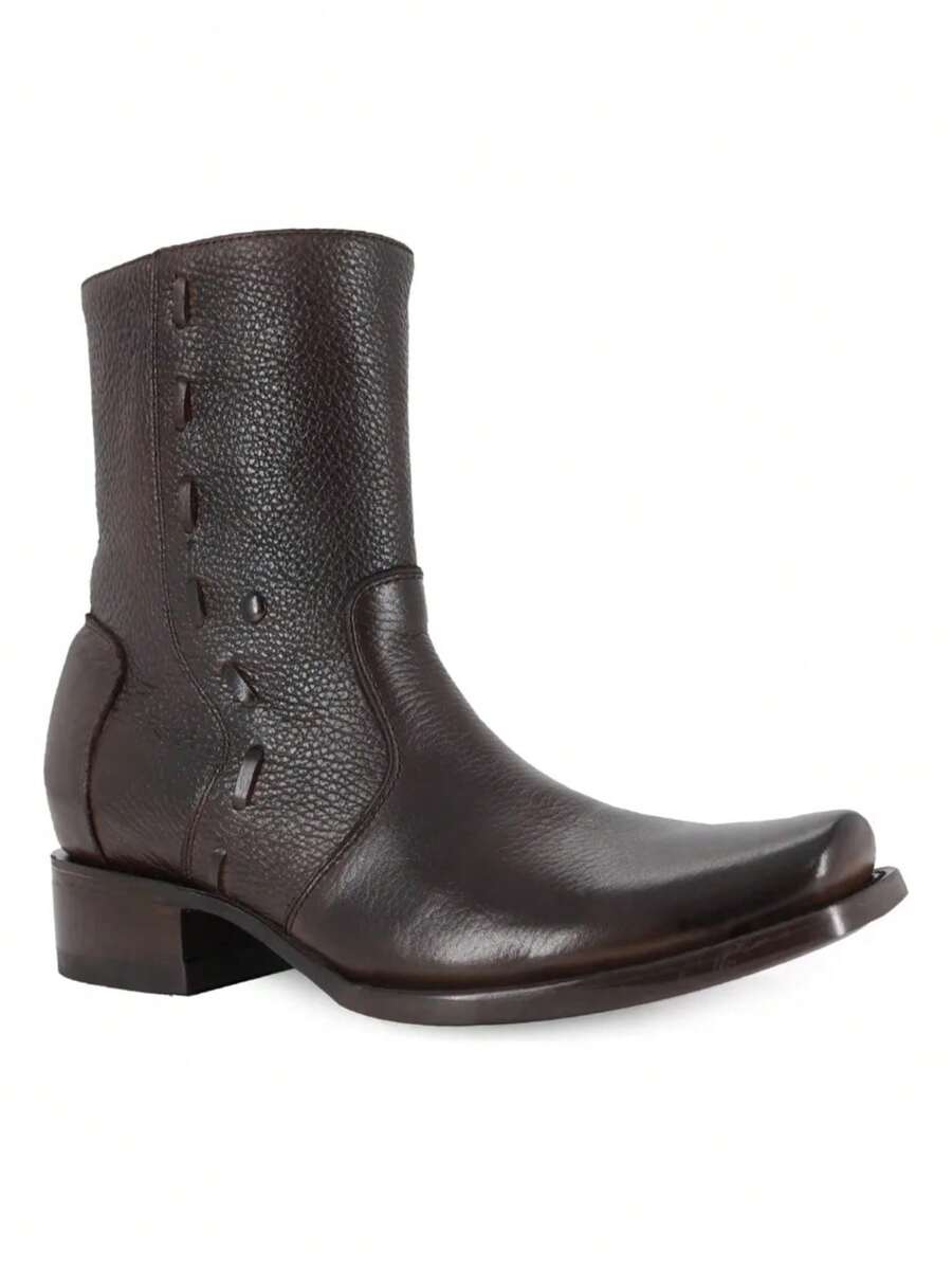 Botin Caballero Cuero Genuino
