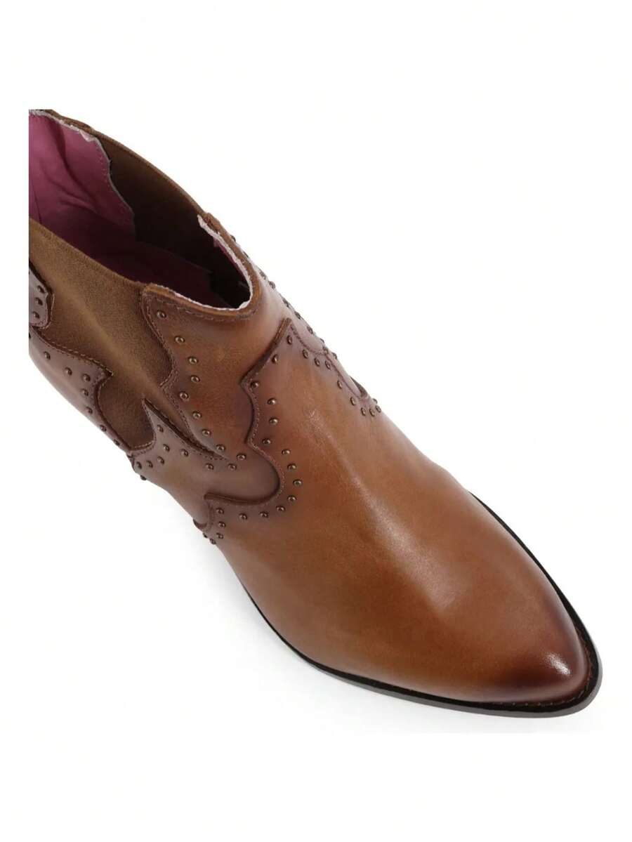 Botin Madrid Vaquero Para Dama Con Tacon