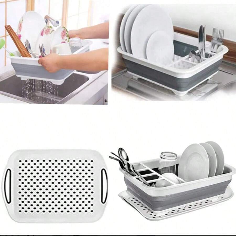 Escurridor de platos plegable