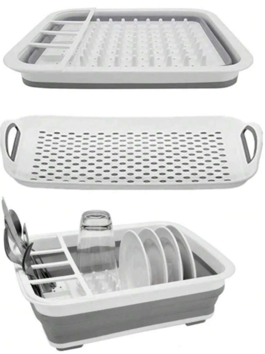 Escurridor de platos plegable