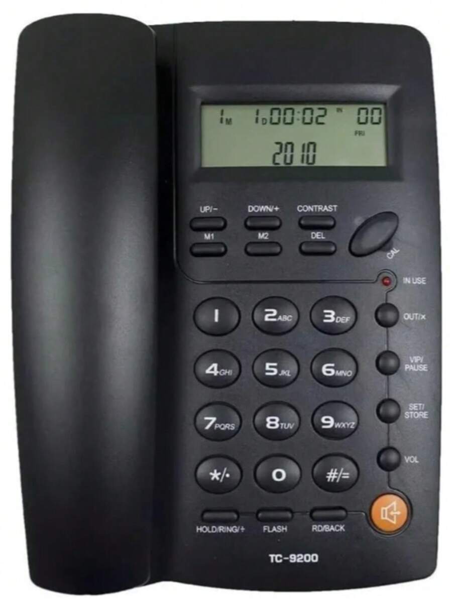 Teléfono Fijo Homedesk Tc-9200 Negro