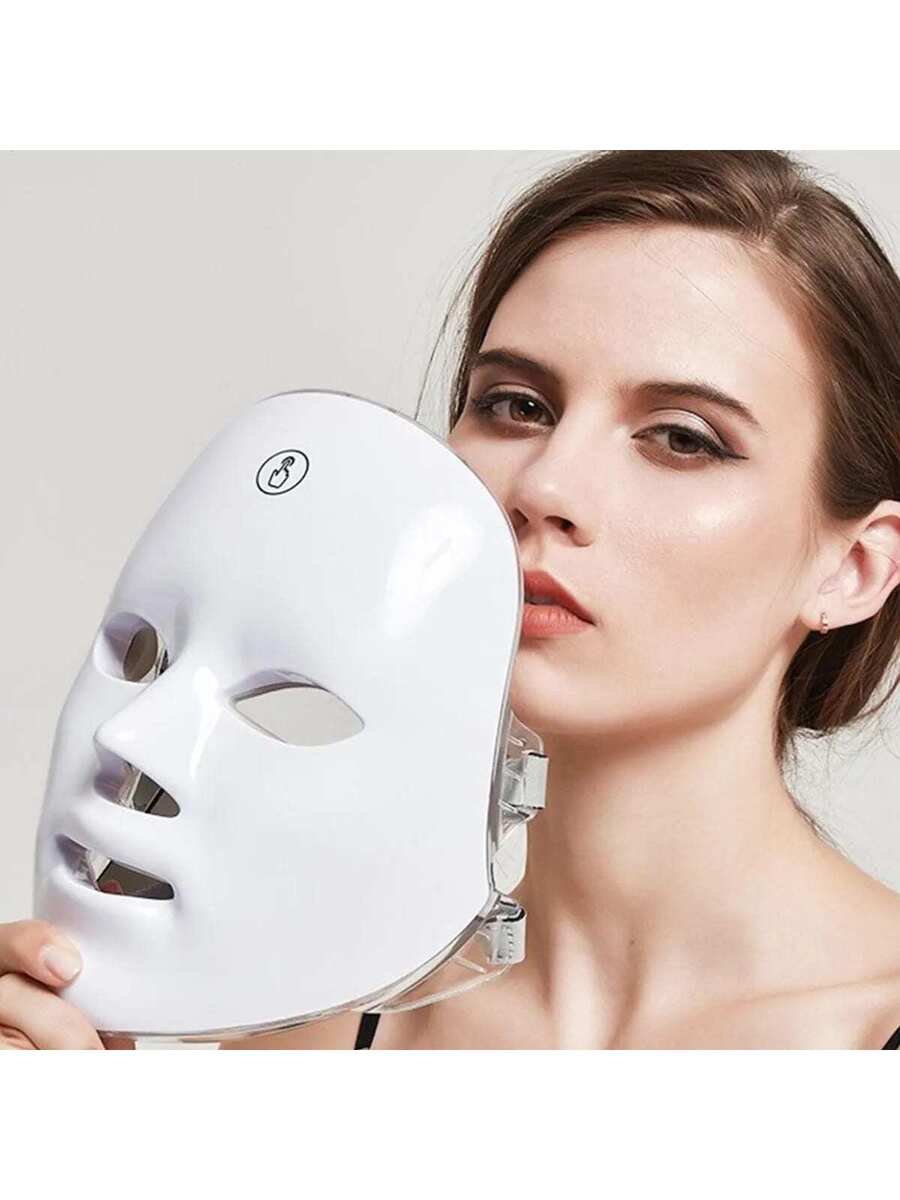 Mascara Facial de Luz Led de 7 Colores Terapia