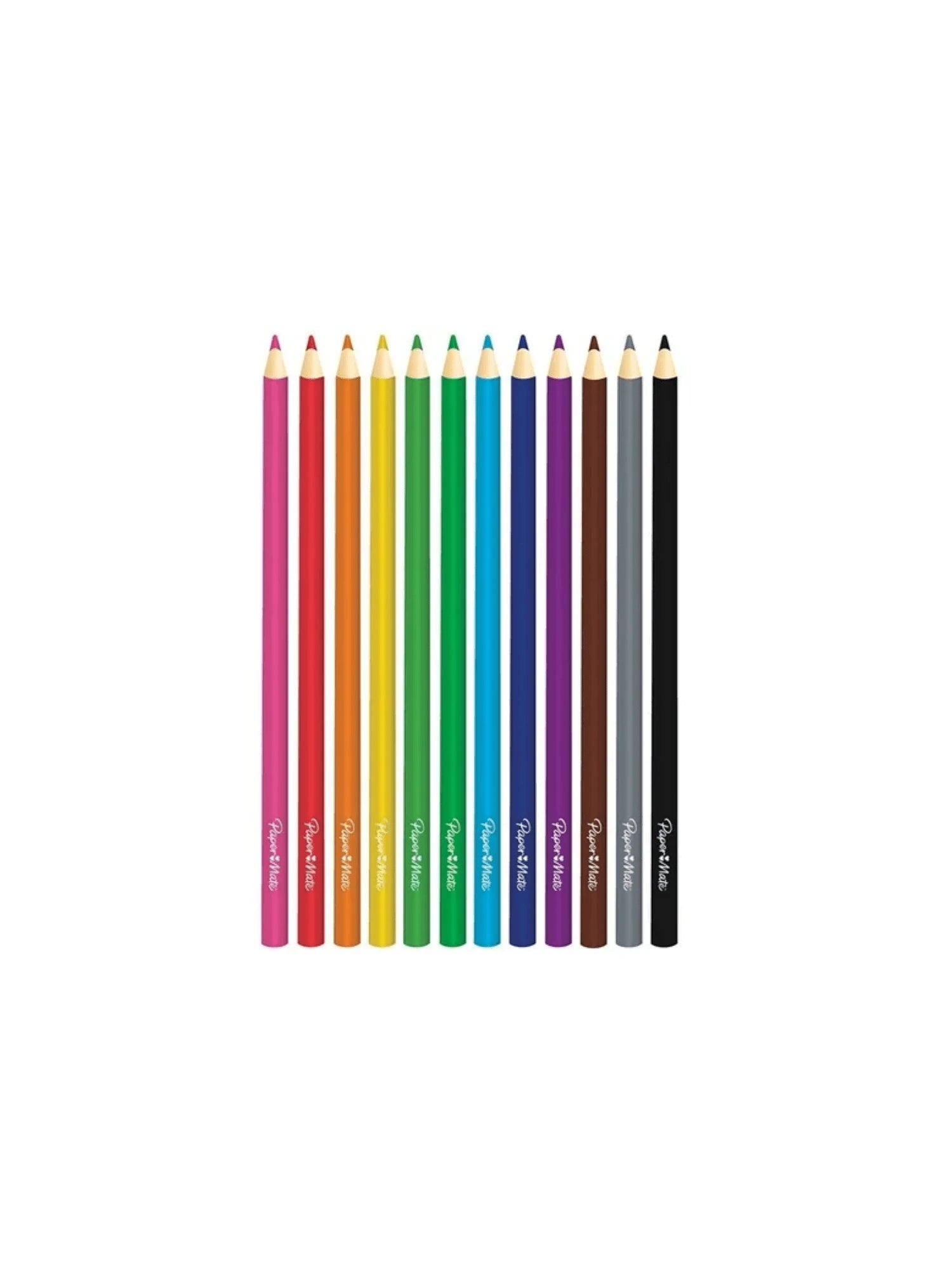 Colores Paper Mate largos caja con 24 piezas