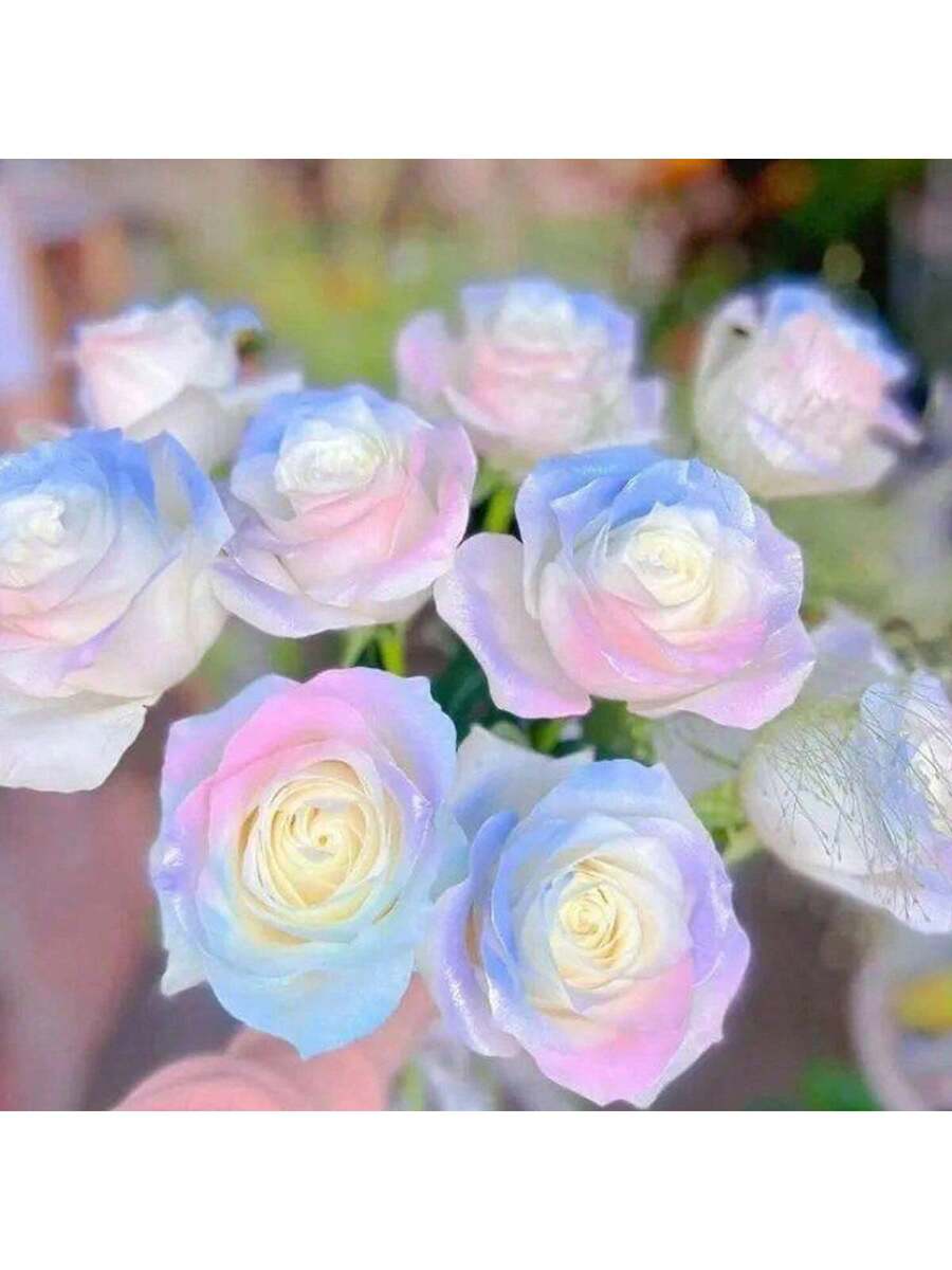 100 Semillas  (Flores de Tono Rosa Suave)