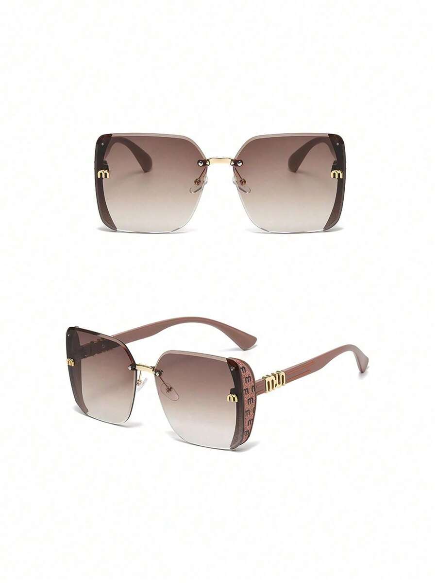 Gafas con montura grande cuadrada