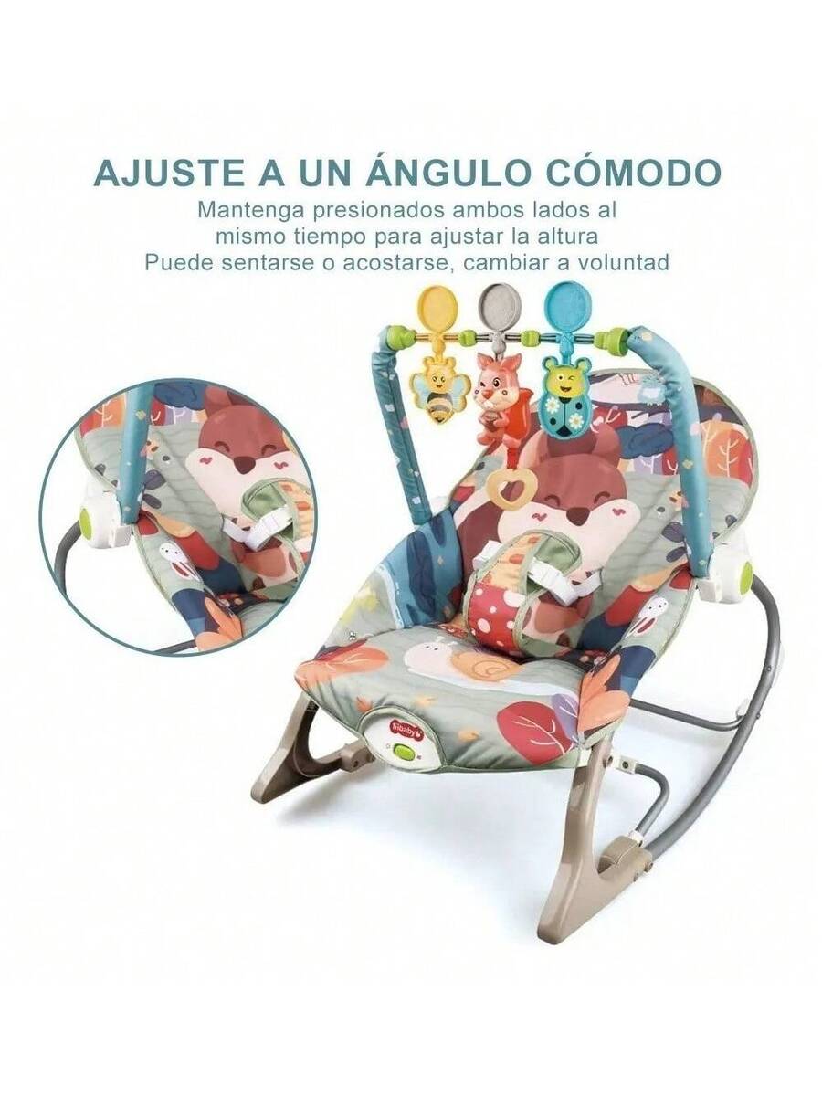 Silla mecedora multifuncional para bebés