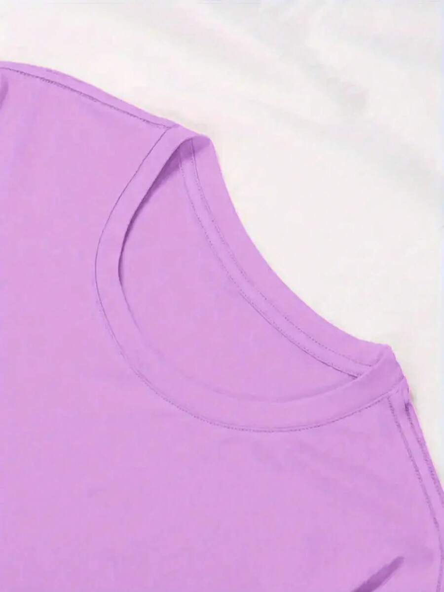 Conjunto 2 piezas dama camiseta gráfica