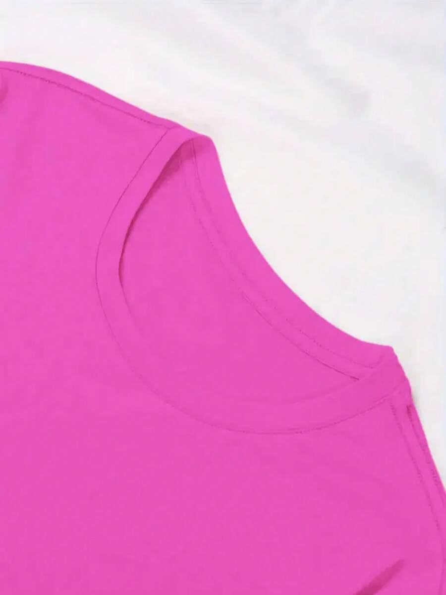 Conjunto 2 piezas dama camiseta gráfica