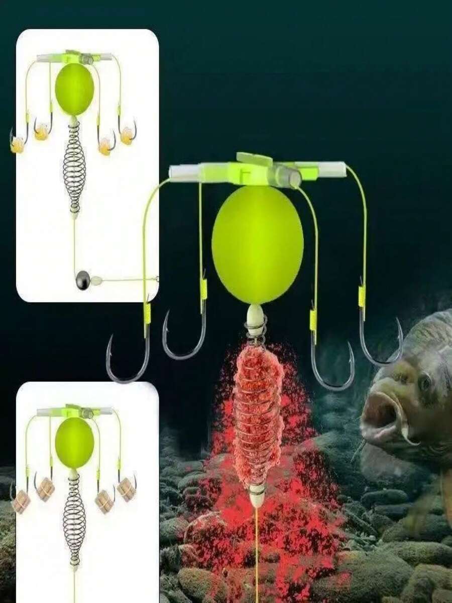 4 piezas de anzuelos de pesca anti-enganches