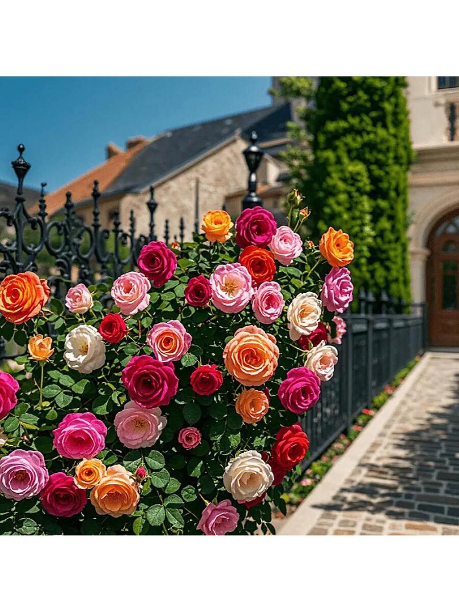 300 Rosas Trepadoras Mezcladas con Rosas Silvestres