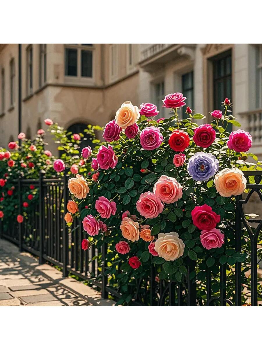 300 Rosas Trepadoras Mezcladas con Rosas Silvestres