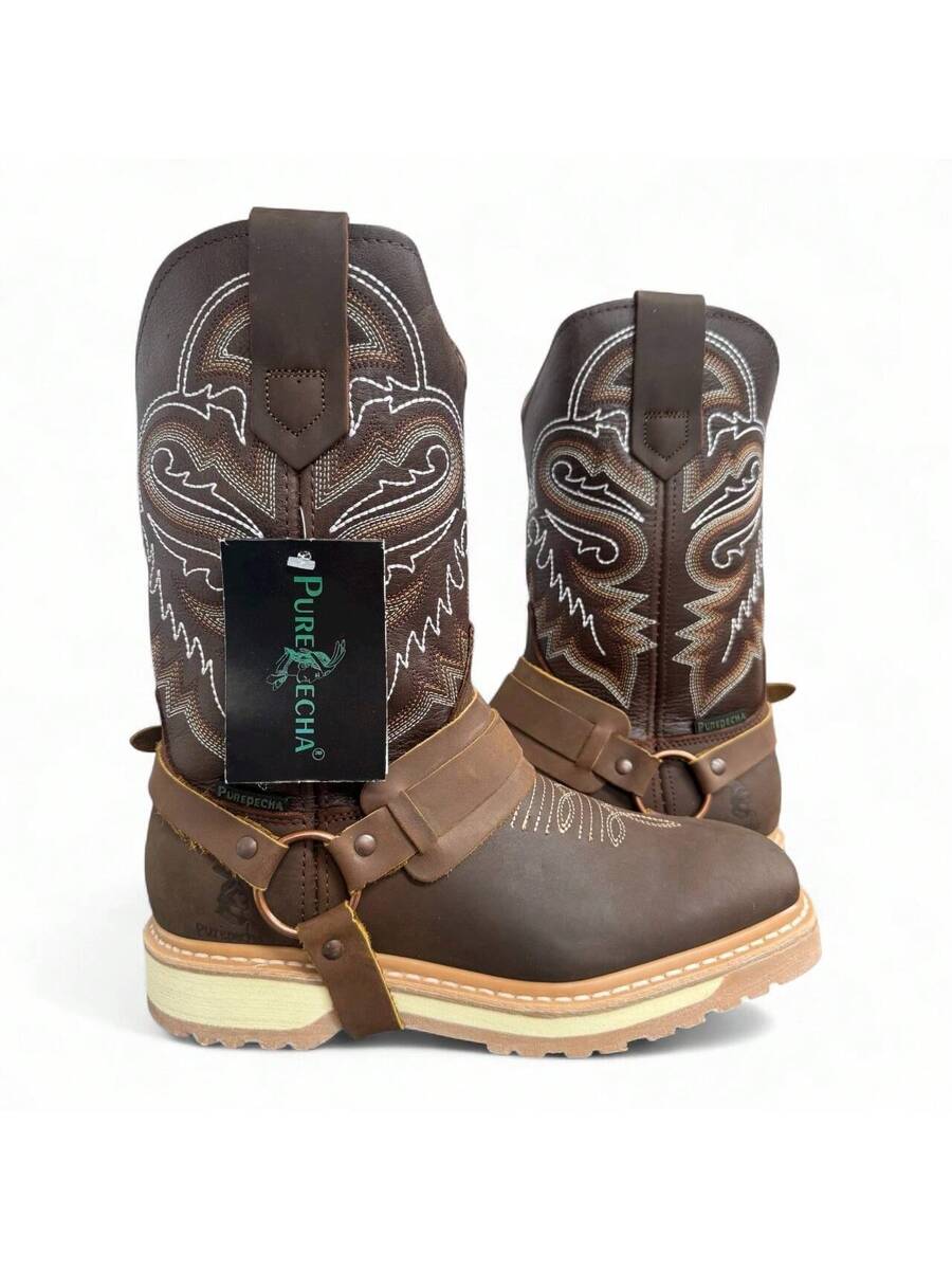 BOTA ESTILO RODEO CON ARGOLLAS