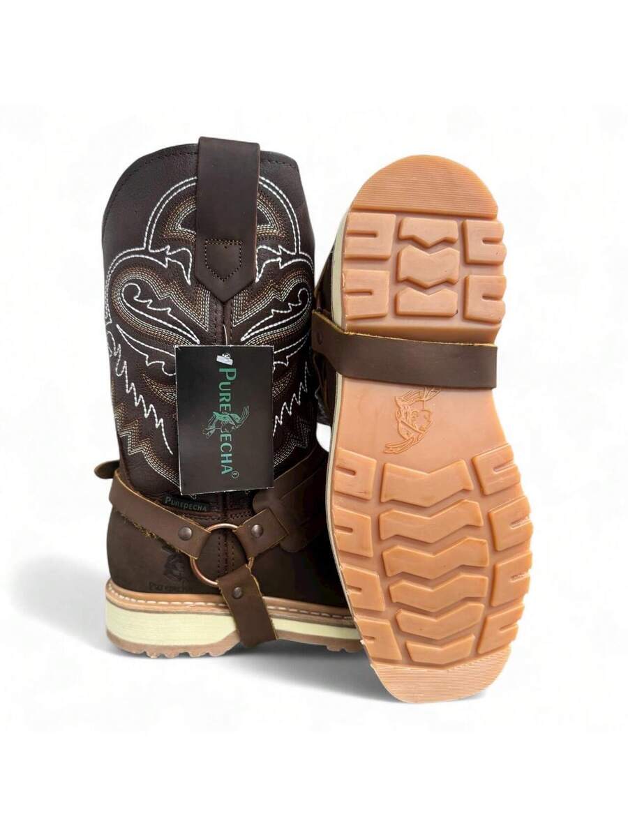BOTA ESTILO RODEO CON ARGOLLAS