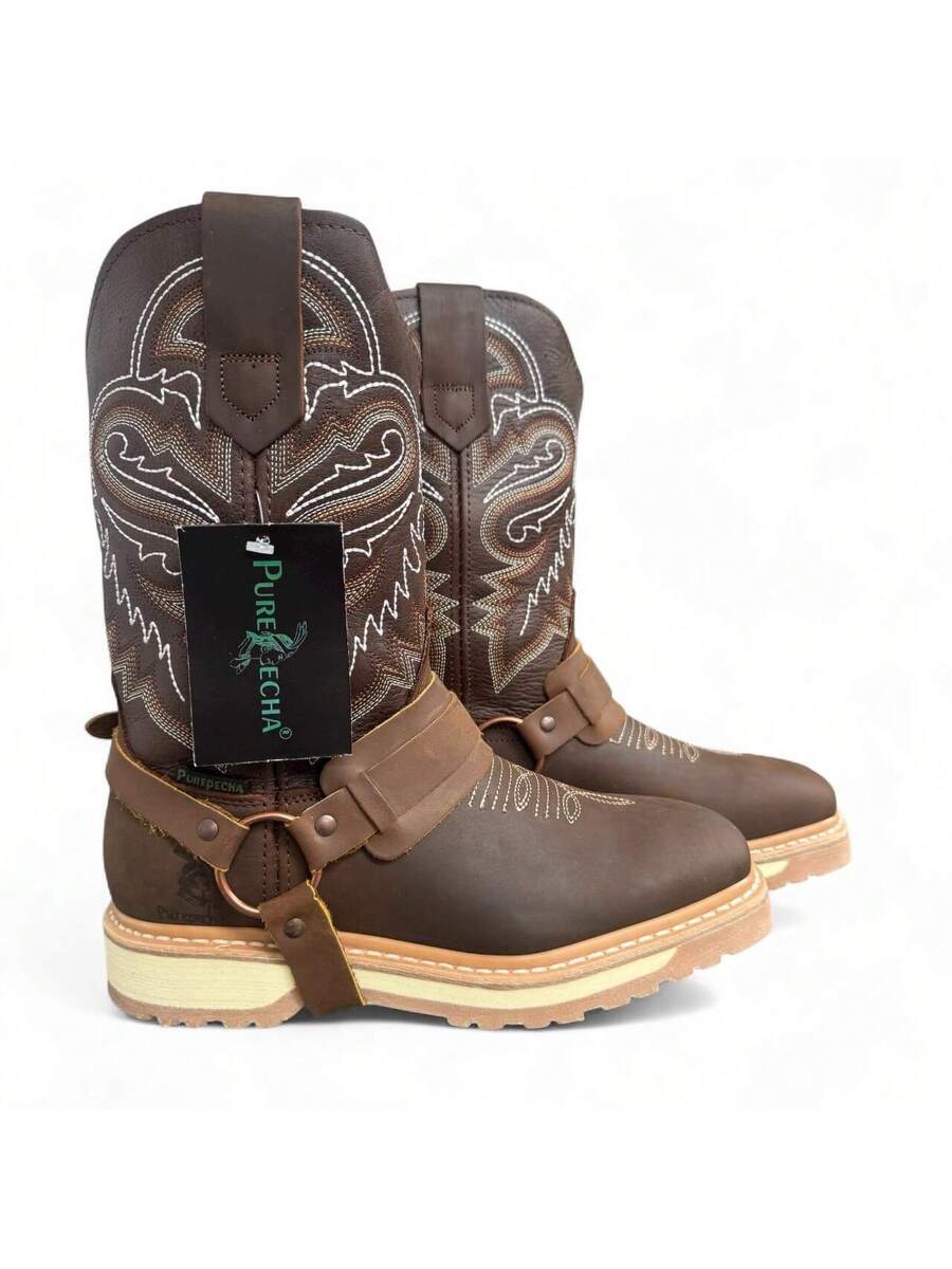 BOTA ESTILO RODEO CON ARGOLLAS