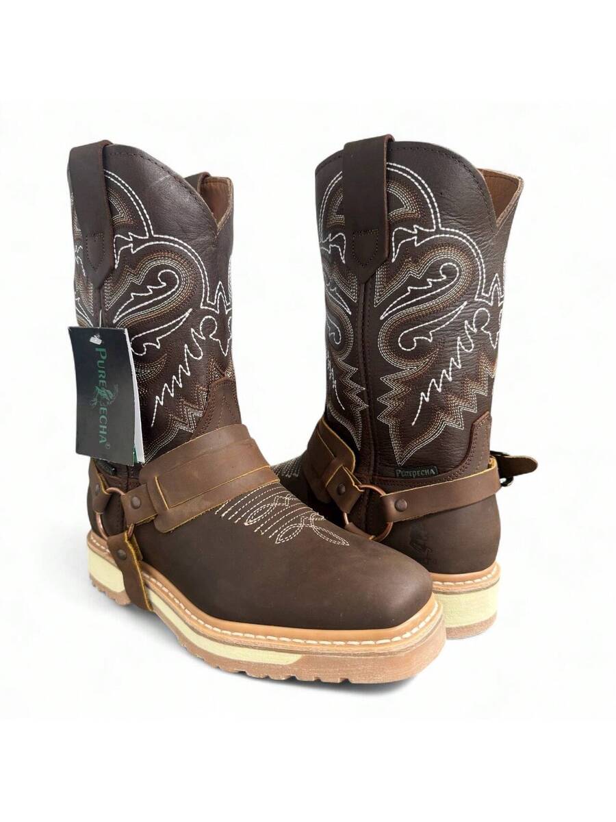 BOTA ESTILO RODEO CON ARGOLLAS