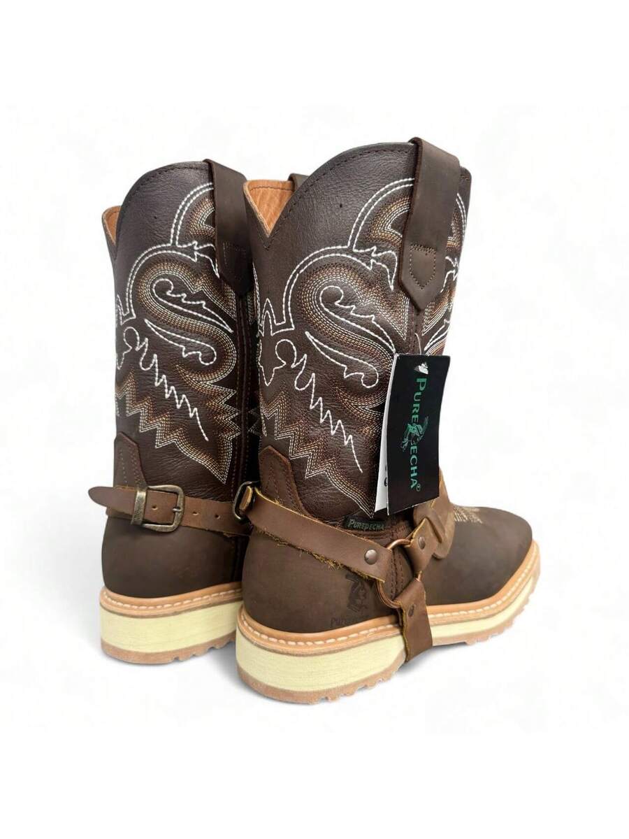 BOTA ESTILO RODEO CON ARGOLLAS