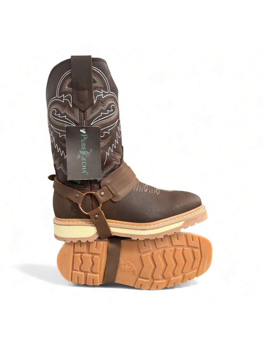 BOTA ESTILO RODEO CON ARGOLLAS