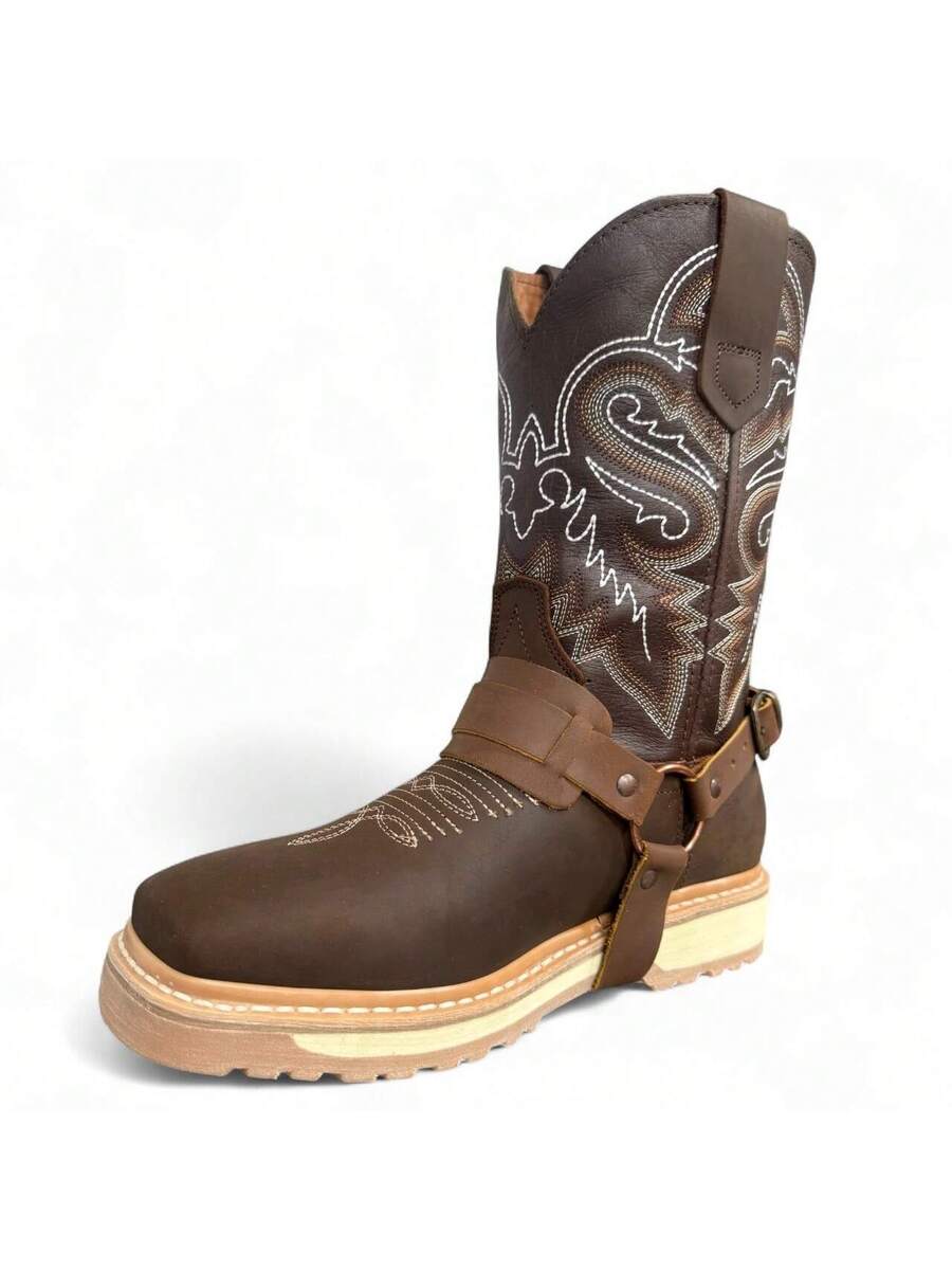 BOTA ESTILO RODEO CON ARGOLLAS
