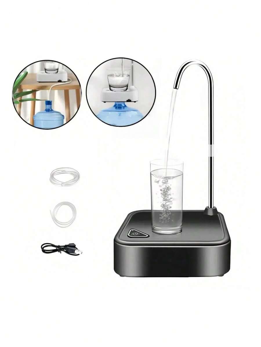 Bomba dispensadora de agua eléctrica, recargable, portátil