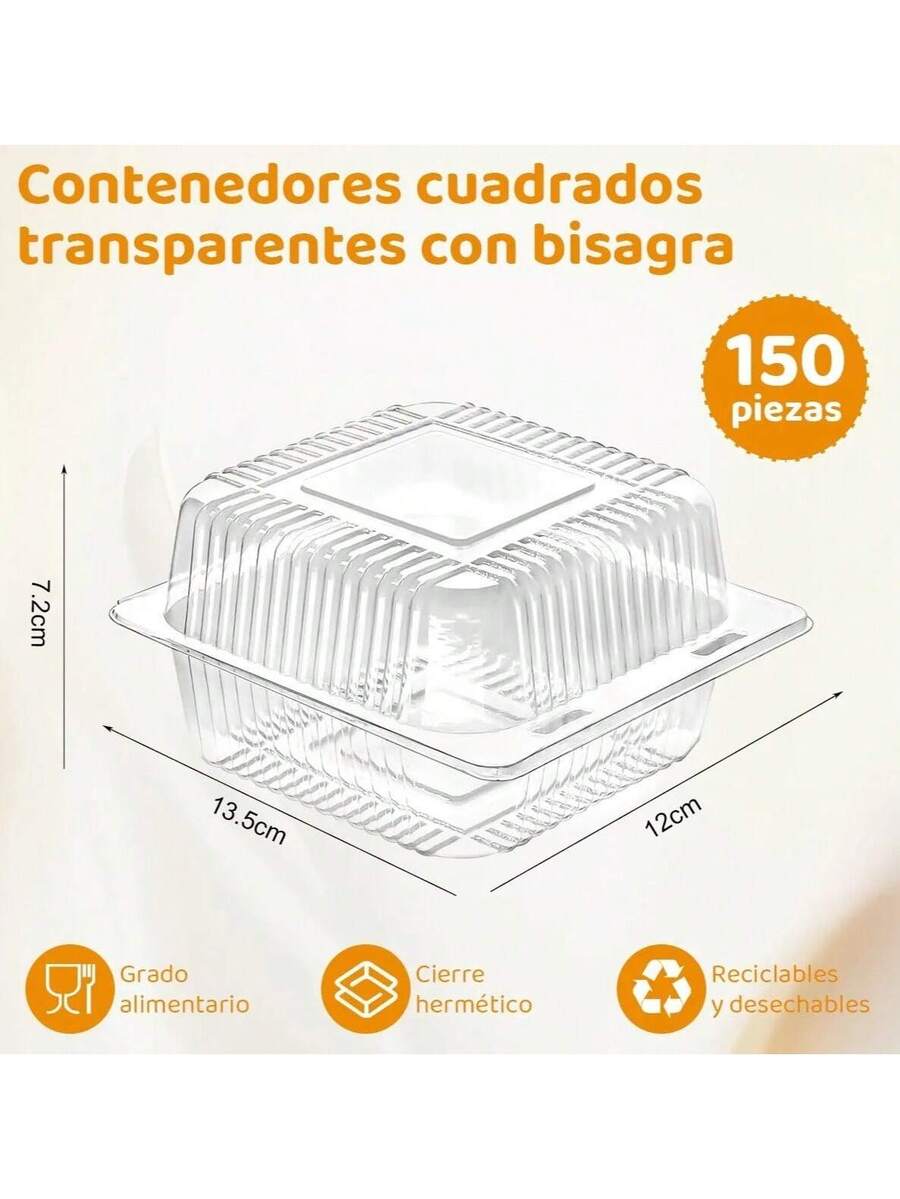 Caja de plástico transparente
