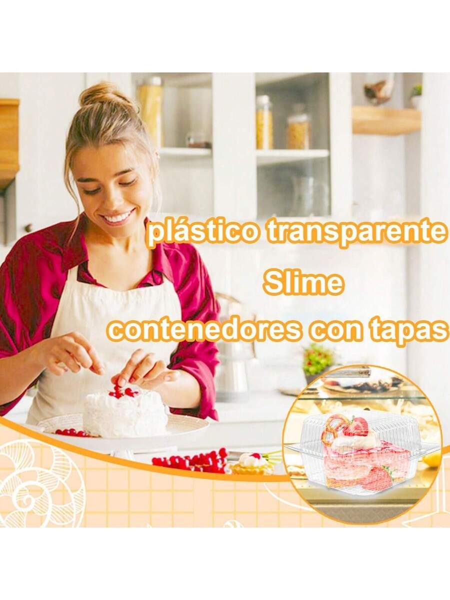 Caja de plástico transparente