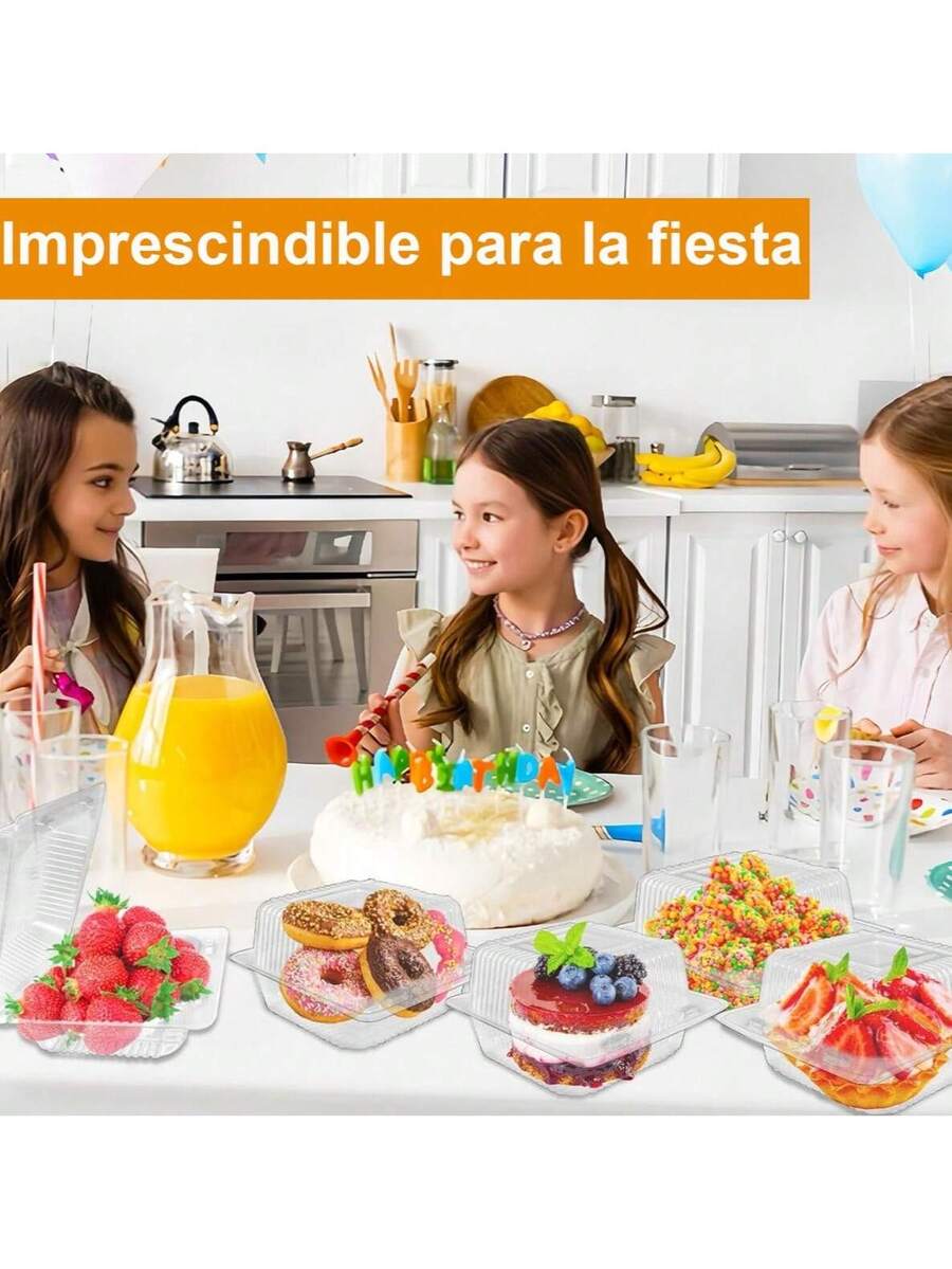 Caja de plástico transparente