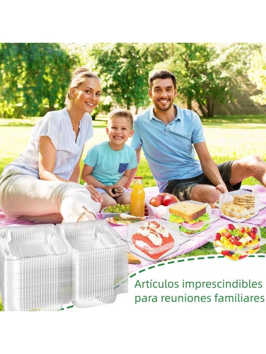 Caja de plástico transparente