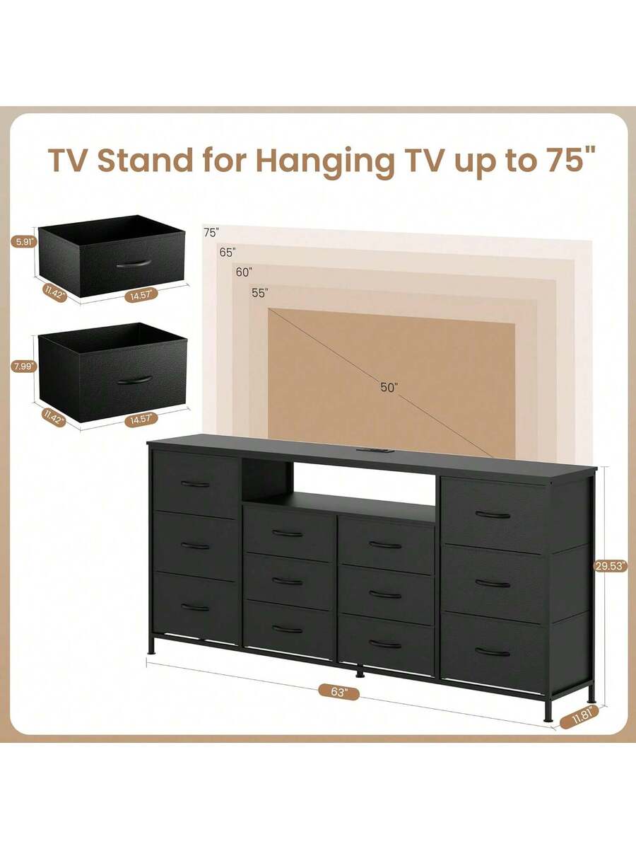 cajones de la camarera TV Stand