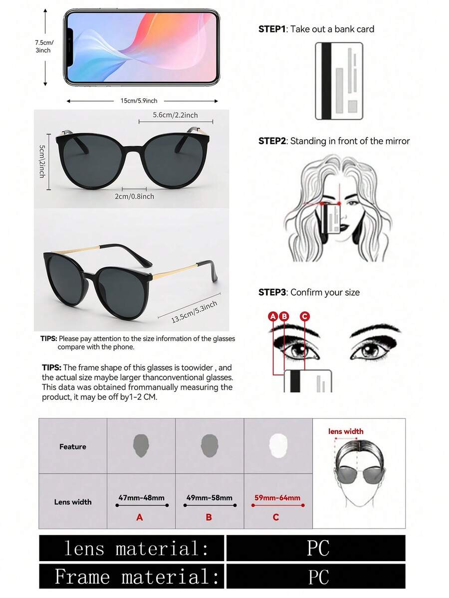 gafas de sol unisex retro de metal redondas