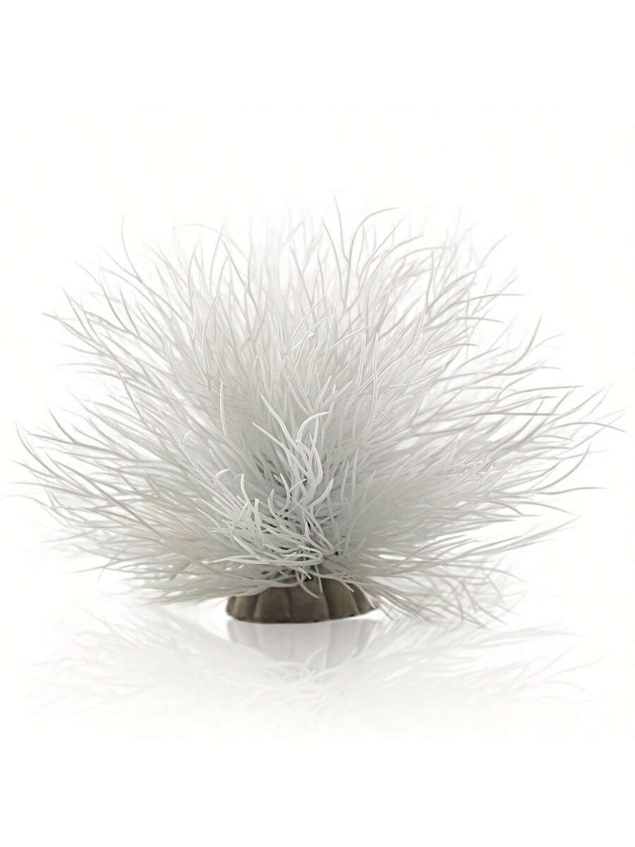 Lirio blanco artificial - Decoración de acuario de polietileno