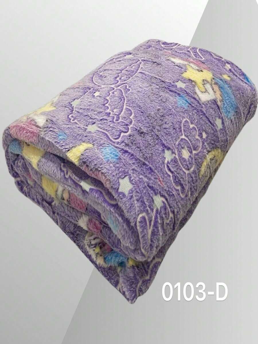 Manta de Franela para Niños, Brilla en la Oscuridad con Diseño de Pegaso y Estrellitas, Cobija Suave y Calientita de 120x170 cm, Ideal para Dormitorio, Sala o Viaje, Cobertor Infantil Luminoso, Regalo Original para Niñas y Niños, Manta Segura y Fácil de L