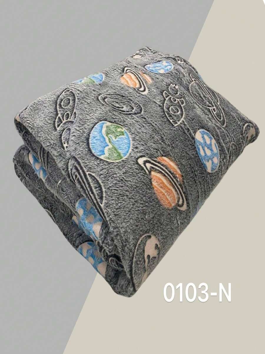 Manta de Franela para Niños, Brilla en la Oscuridad con Diseño de Pegaso y Estrellitas, Cobija Suave y Calientita de 120x170 cm, Ideal para Dormitorio, Sala o Viaje, Cobertor Infantil Luminoso, Regalo Original para Niñas y Niños, Manta Segura y Fácil de L