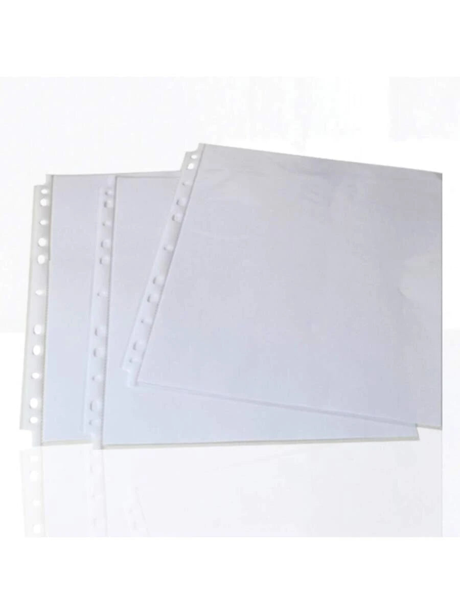 Protector de hojas transparente carta 100 piezas