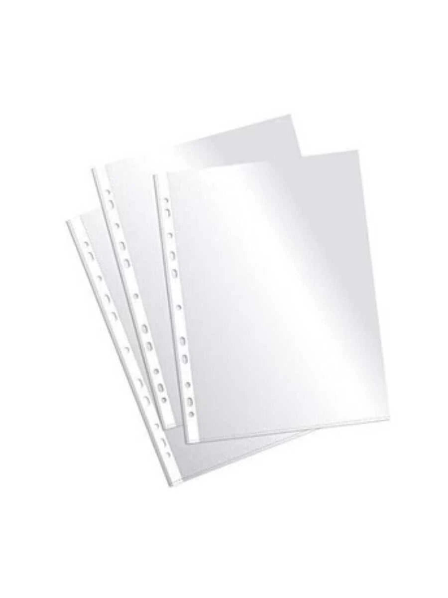 Protector de hojas transparente carta 100 piezas