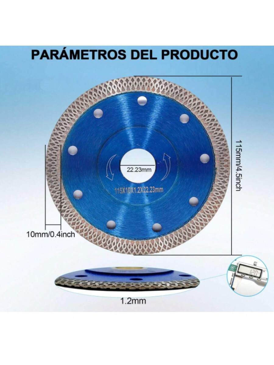 5Pcs Disco de Corte Fino para Porcelanato