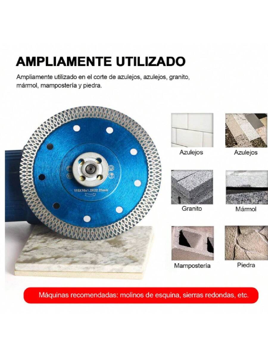 5Pcs Disco de Corte Fino para Porcelanato