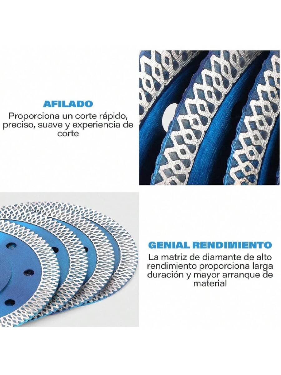5Pcs Disco de Corte Fino para Porcelanato