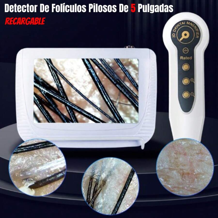 Detector De Folículos De Piel Y Cabello