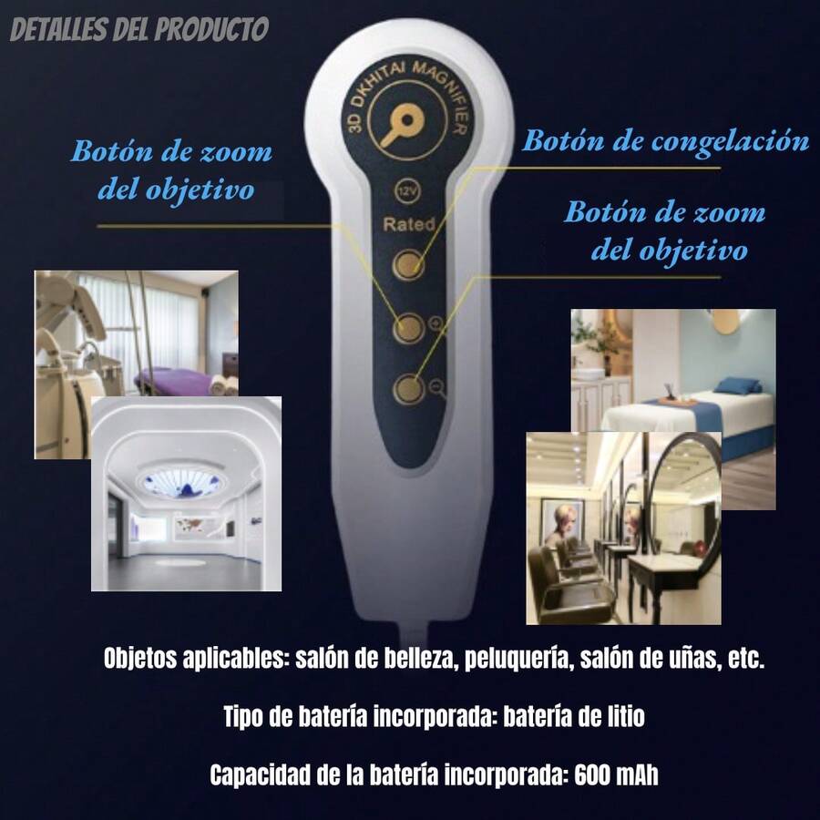 Detector De Folículos De Piel Y Cabello