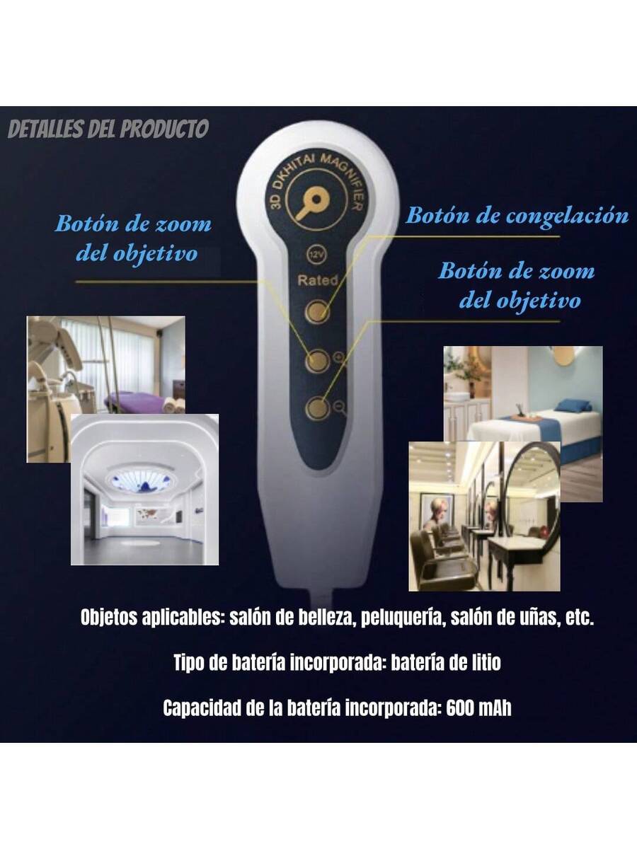 Detector De Folículos De Piel Y Cabello