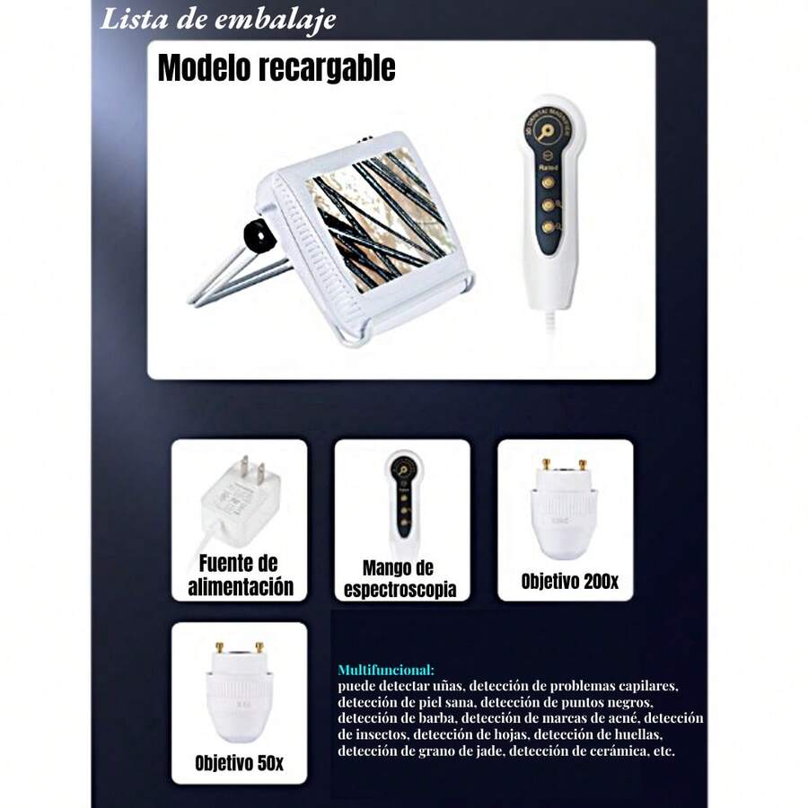 Detector De Folículos De Piel Y Cabello
