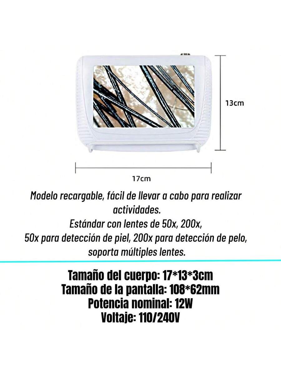 Detector De Folículos De Piel Y Cabello