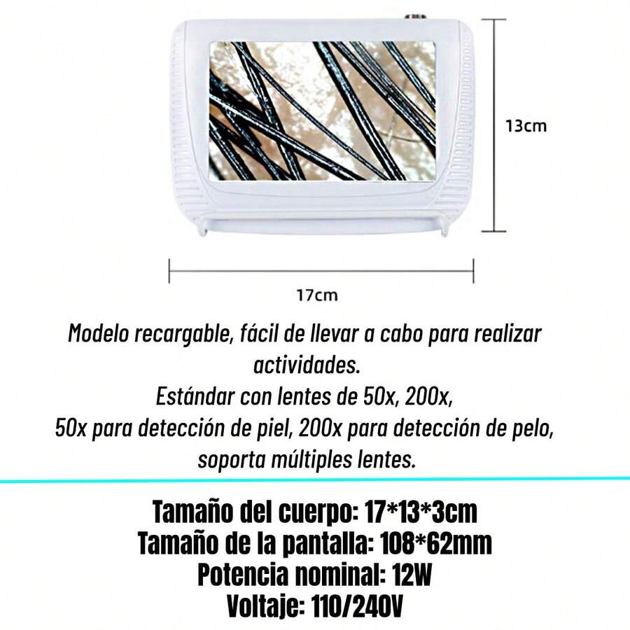Detector De Folículos De Piel Y Cabello
