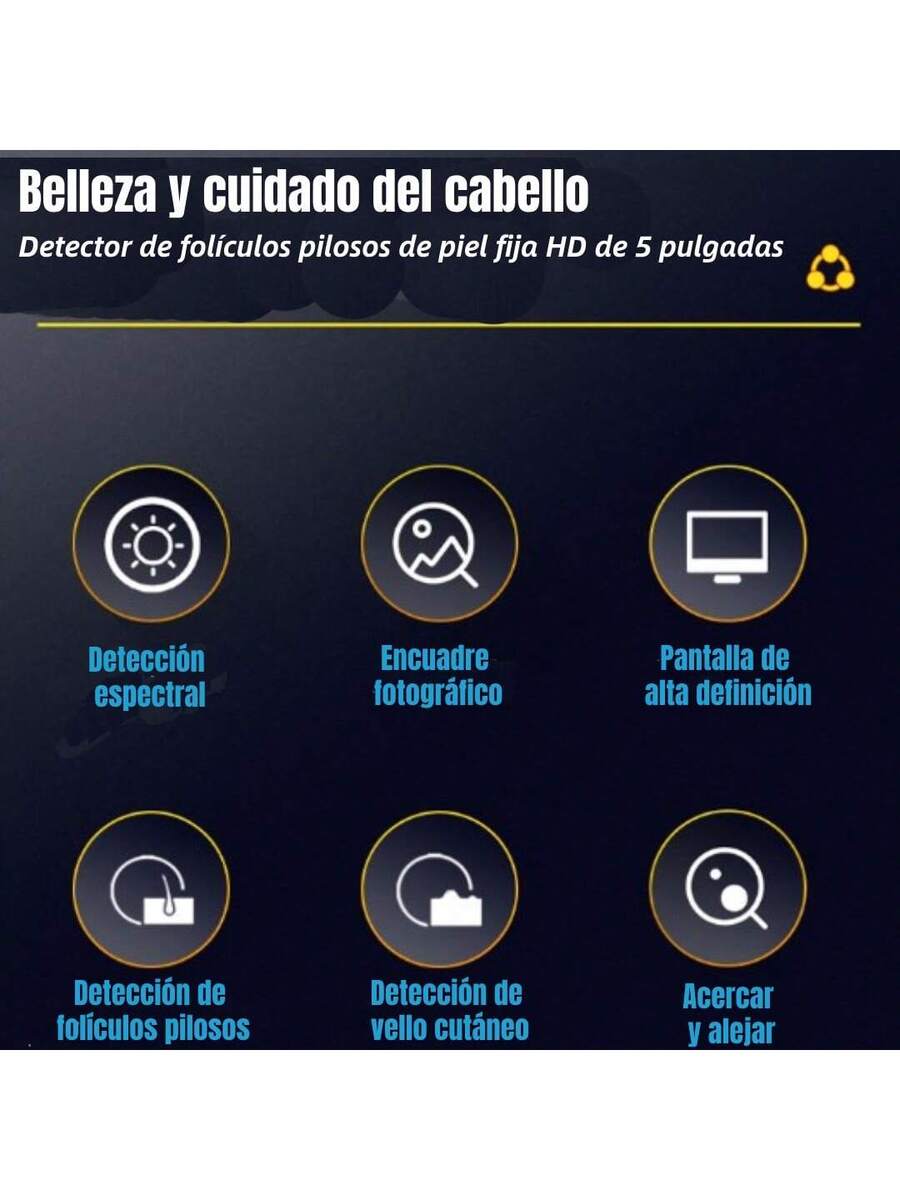 Detector De Folículos De Piel Y Cabello